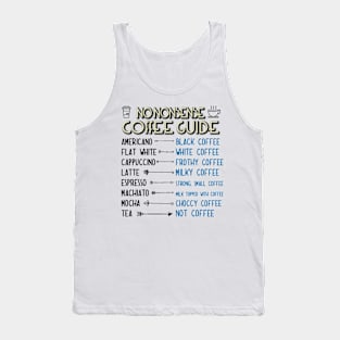 No Nonsense Coffee Guide Tank Top